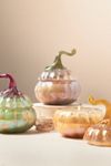 Woody White Birch & Pumpkin Mini Glass Pumpkin Candle