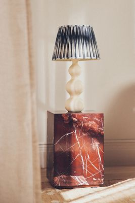 Pooky The Wobster Ceramic Ruched Shade Table Lamp