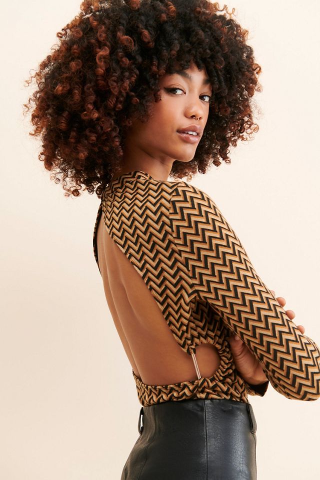 ASTR the Label Capree Open-Back Bodysuit #2