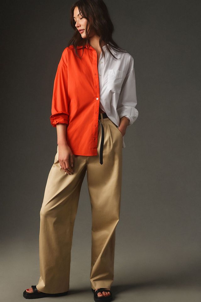 Maeve The Bennet Buttondown Shirt: Colorblock Edition #3