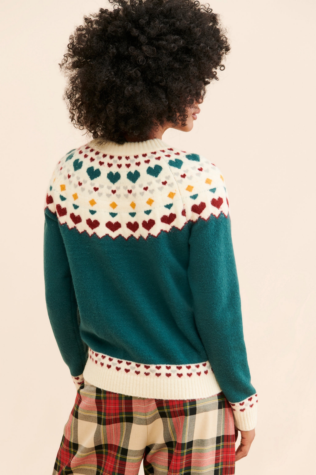 Callahan Violet Heart Sweater