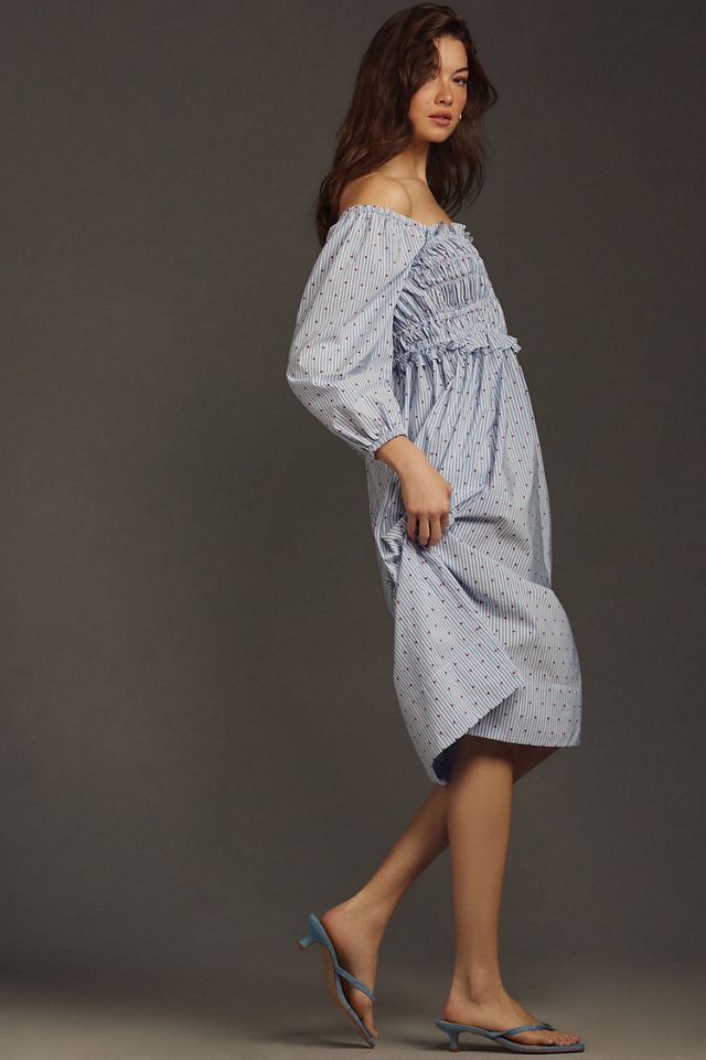 Maeve Smocked Midi Dress #2