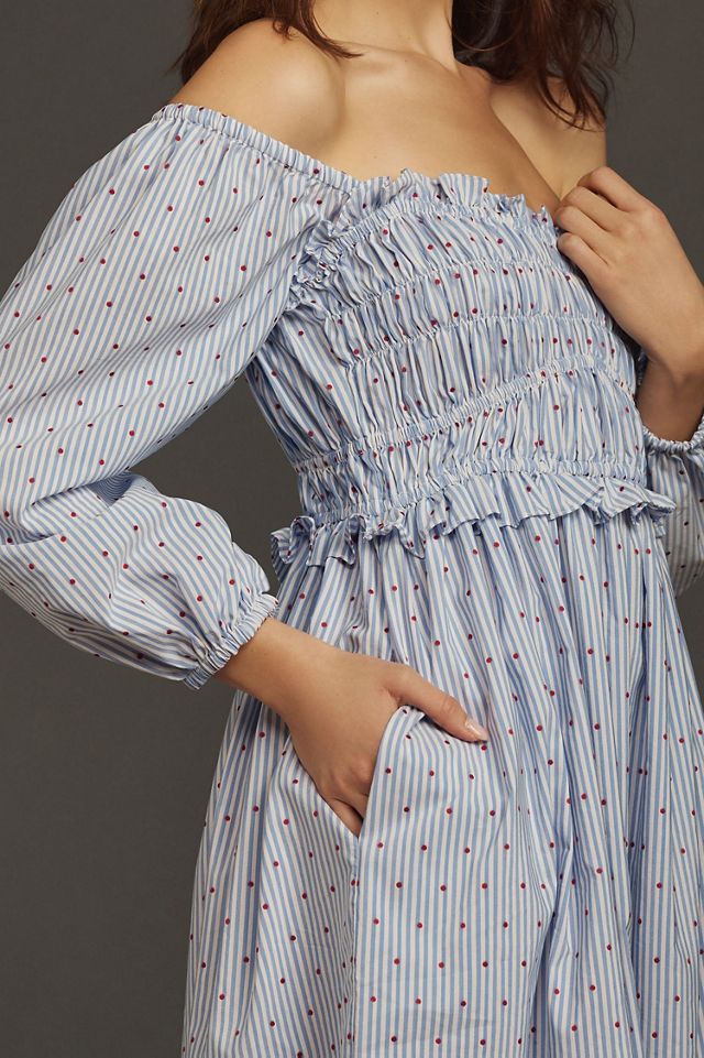 Maeve Smocked Midi Dress #3