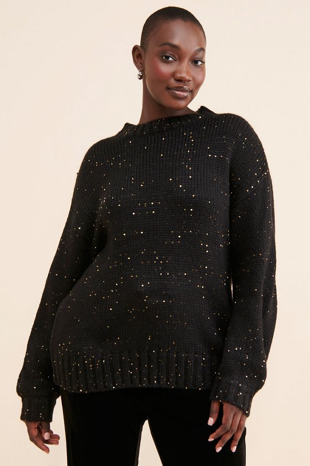 Eloquii Sequin Knit Sweater #2