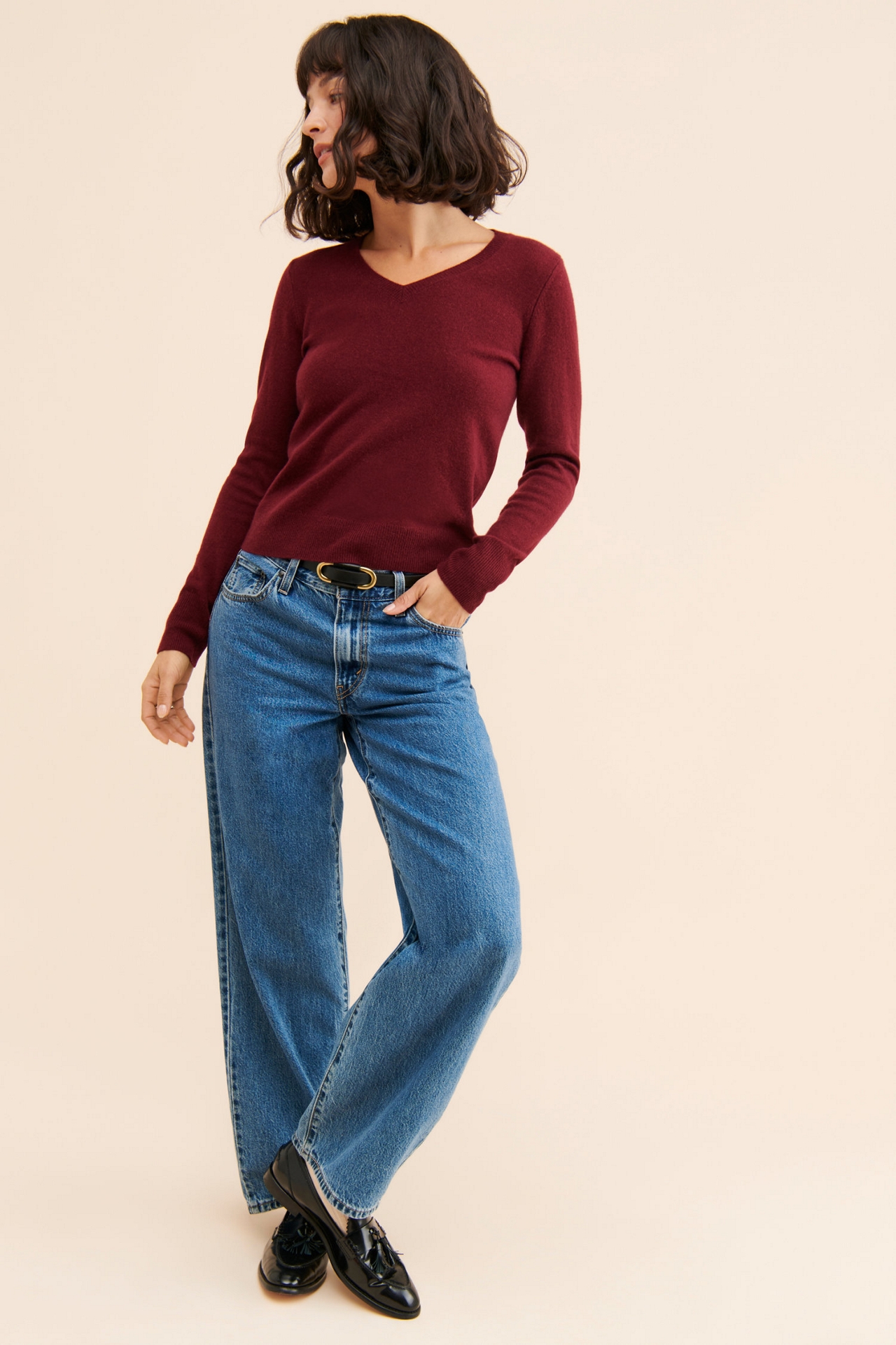Nouveaux Cashmere V-Neck Sweater