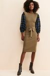 Current Air Knit Plaid Sweater Dress | Anthropologie