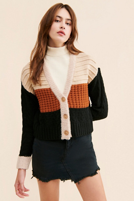 美品 ARTS&SCIENCE / Ethnic cardigan size2 Sweater Cardigan By Anthropologie In Pink & Tan, Size: S