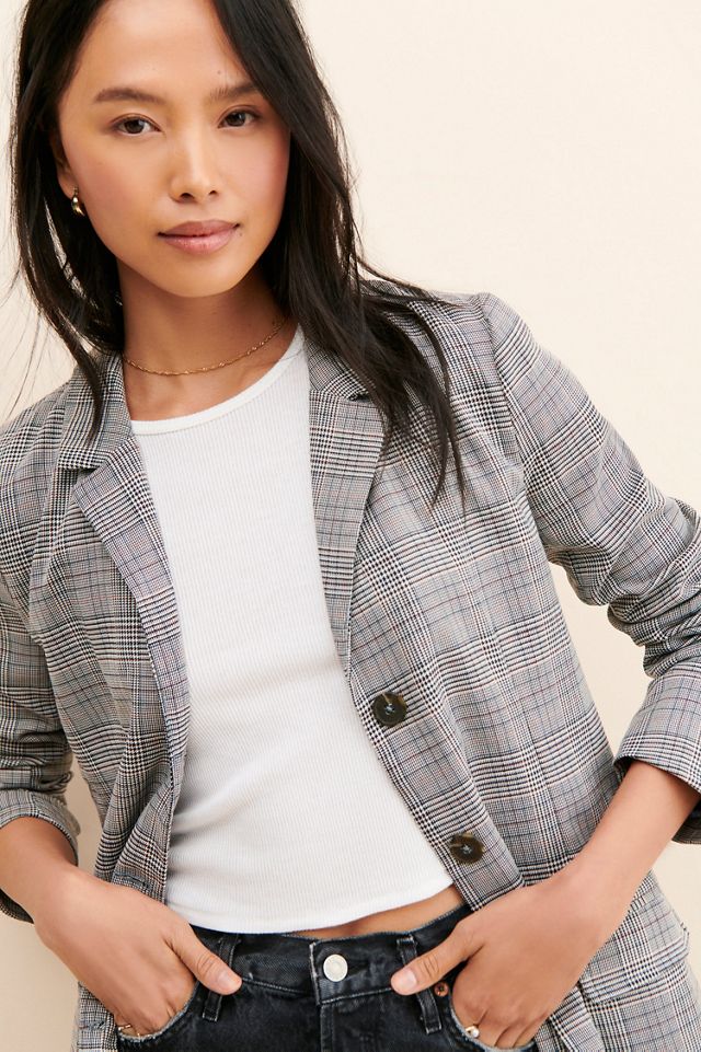 Steve Madden Get Plaid Blazer #2