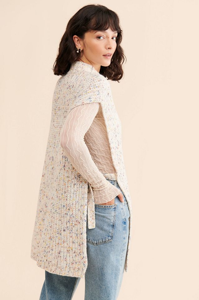 Nouveaux Mock Neck Maxi Vest #1