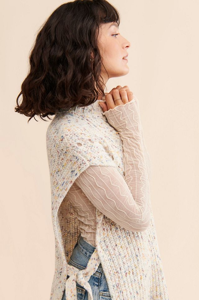 Nouveaux Mock Neck Maxi Vest #2