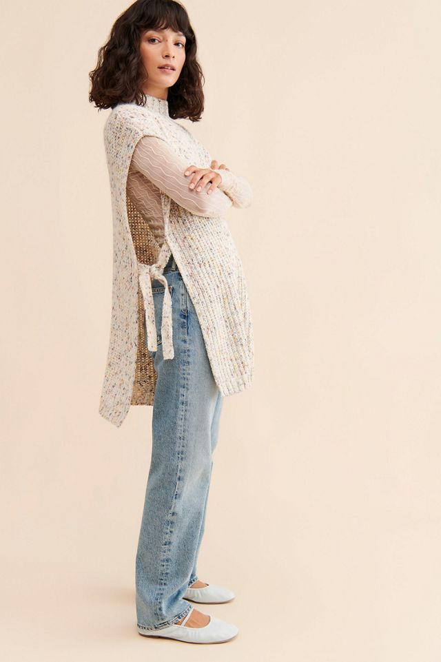 Nouveaux Mock Neck Maxi Vest #3