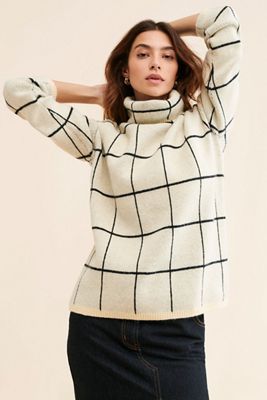 Love Token Colorblock Turtleneck Sweater | Anthropologie
