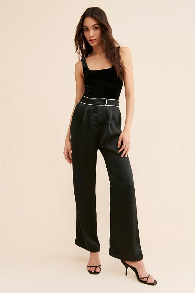 Good American Velvet Modern Tank Bodysuit #3