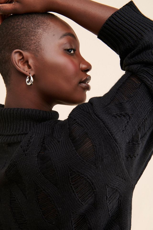 Eloquii Novelty Stitch Sweater #2