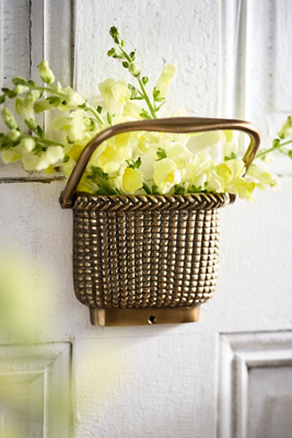 Fillable Basket Door Knocker
