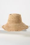 Raffia Boater Hat