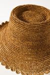 Raffia Boater Hat