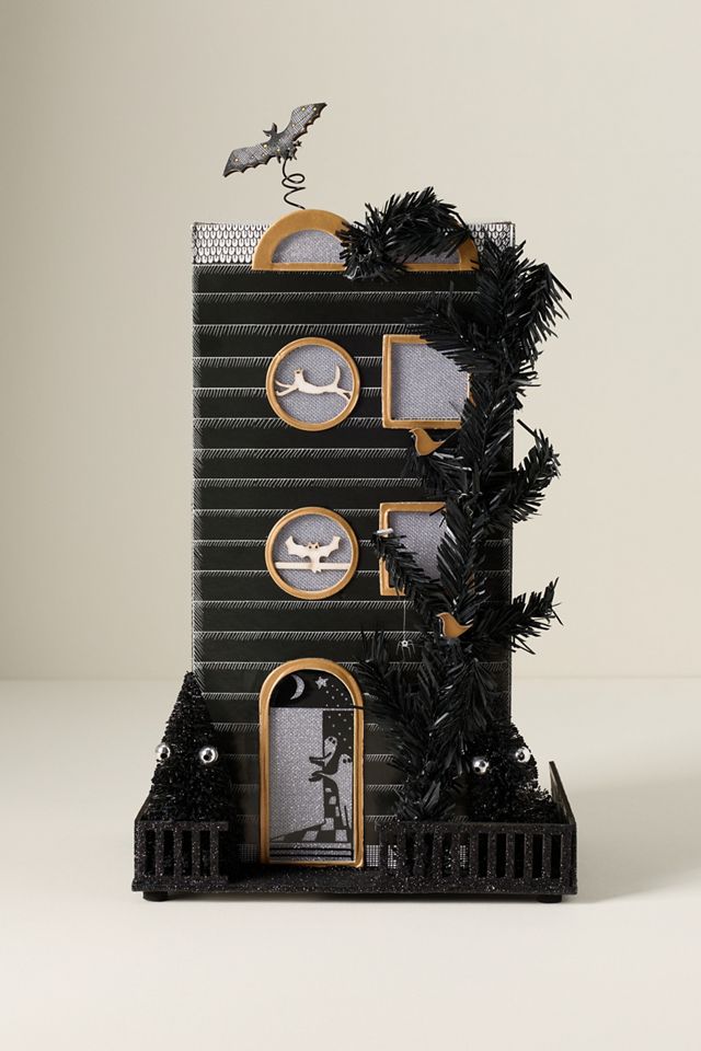 Florence Balducci Black Cat Light-Up Paper House #3