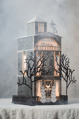 Florence Balducci Black Cat Light-Up Paper House product page