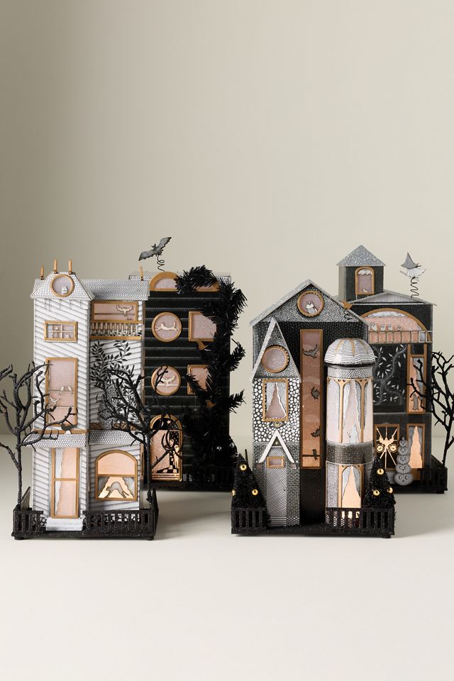 Florence Balducci Black Cat Light-Up Paper House #5