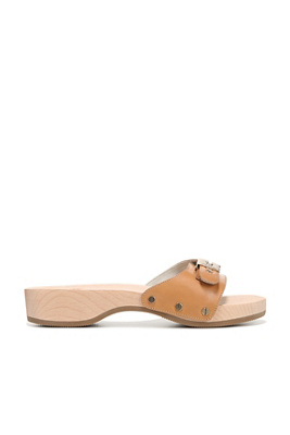 DR. SCHOLL'S ORIGINAL WOOD-BOTTOM SANDALS 