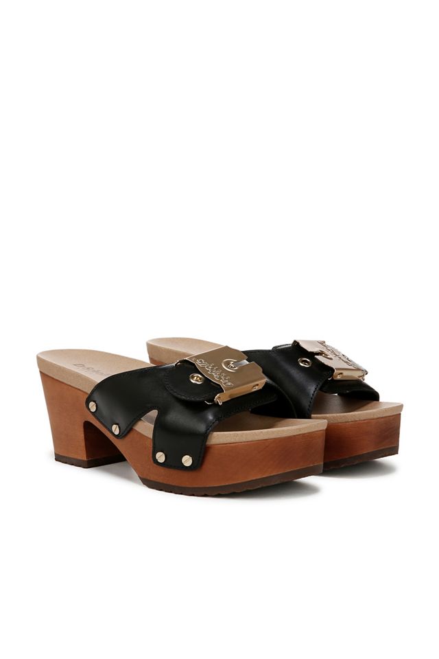 Dr. Scholl's Original Max Too Wood-Bottom Platform Sandals #1