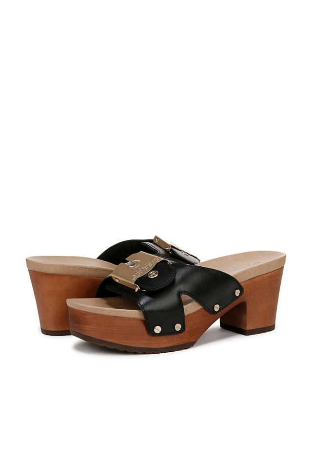 Dr. Scholl's Original Max Too Wood-Bottom Platform Sandals #3