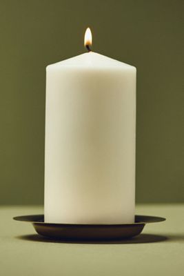 Round Candle Holder Tray