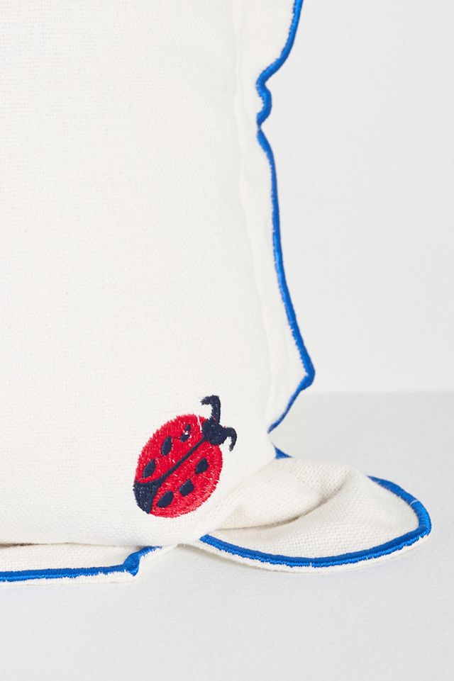 Penelope Cotton Embroidered Icon Cushion #3