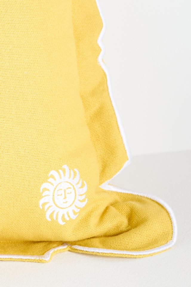 Penelope Cotton Embroidered Icon Pillow #3