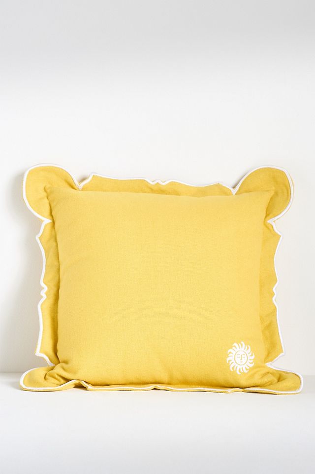 Penelope Cotton Embroidered Icon Pillow #1