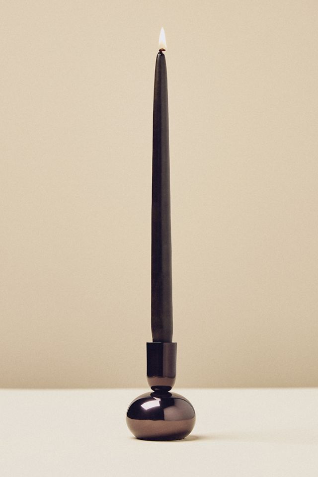 Arden Round Lacquer Candle Holder #1