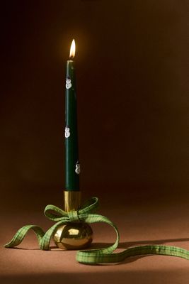 Arden Round Lacquer Candle Holder