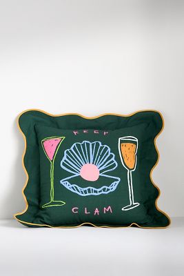 SimplyExtraJordanary Cotton Printed Text Pillow