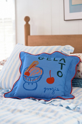 Simplyextrajordanary Cotton Printed Text Pillow