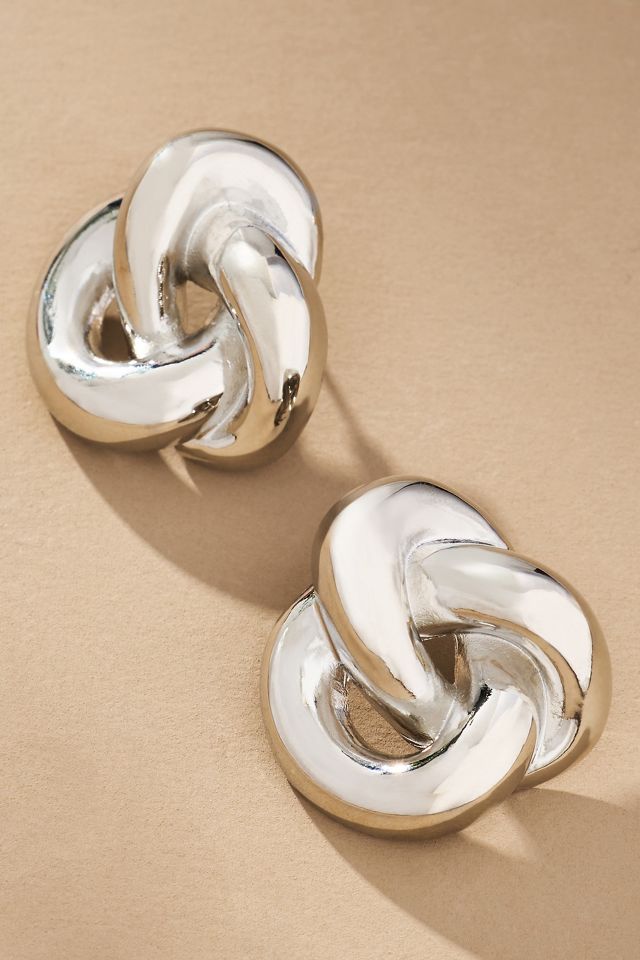 Twisted Knot Post Earrings #2