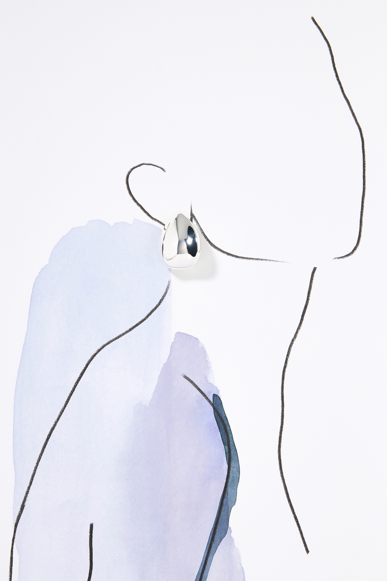 Jenny Bird Margaux Puff Sculptural Earrings