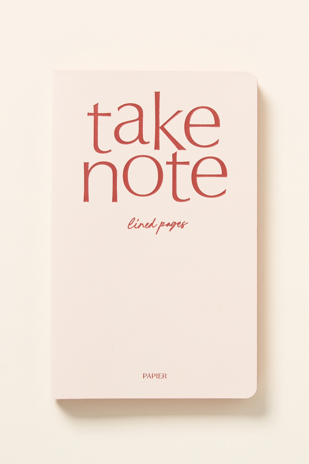 Papier Plans and Notes Faux-Leather Pocket Journal