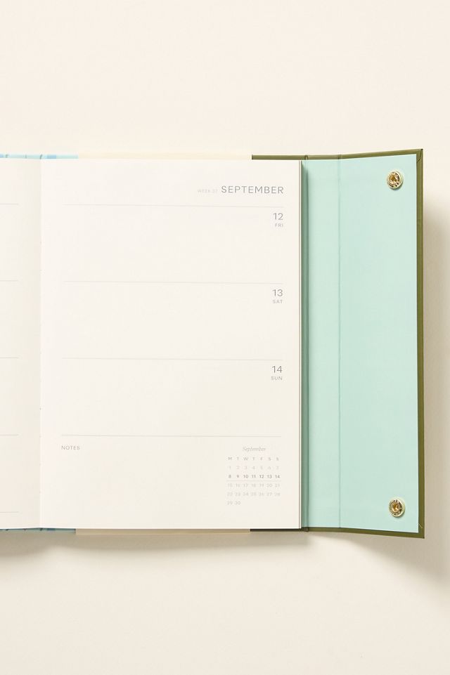 Papier x Anthropologie Floral Stripe A5 17-Month Folio Planner #1