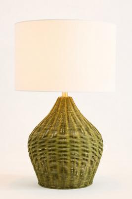 Anthropologie Velles Rattan Table Lamp - Thumbnail 5