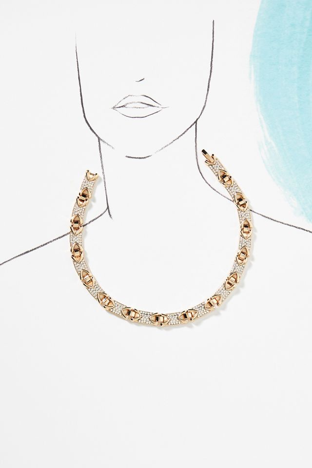 Crystal Collar Necklace #2