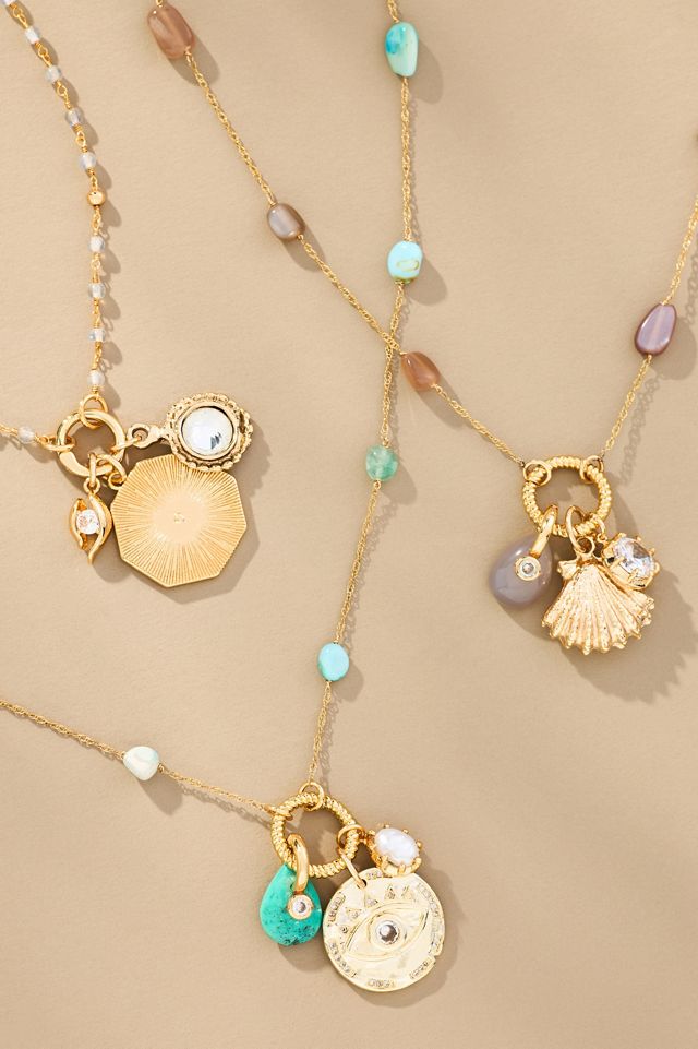 Coastal Charm Beaded Necklace #3