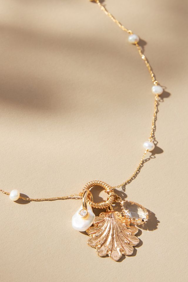 Coastal Charm Beaded Necklace #4
