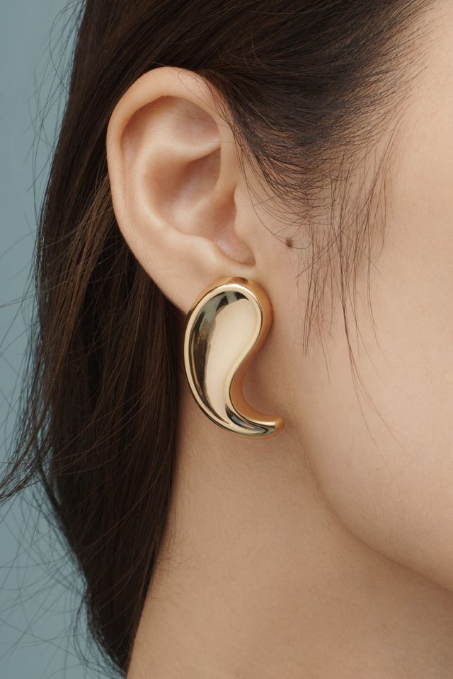 The Petra Flattened Drop Earrings #1
