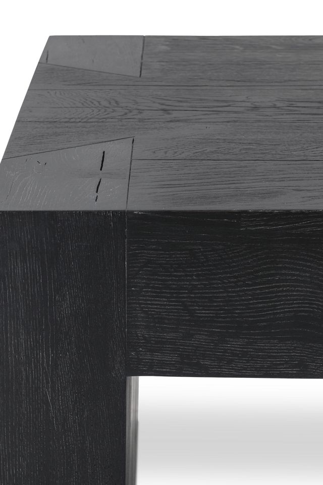 Bristol Reclaimed Oak Wood 24" Side Table #3