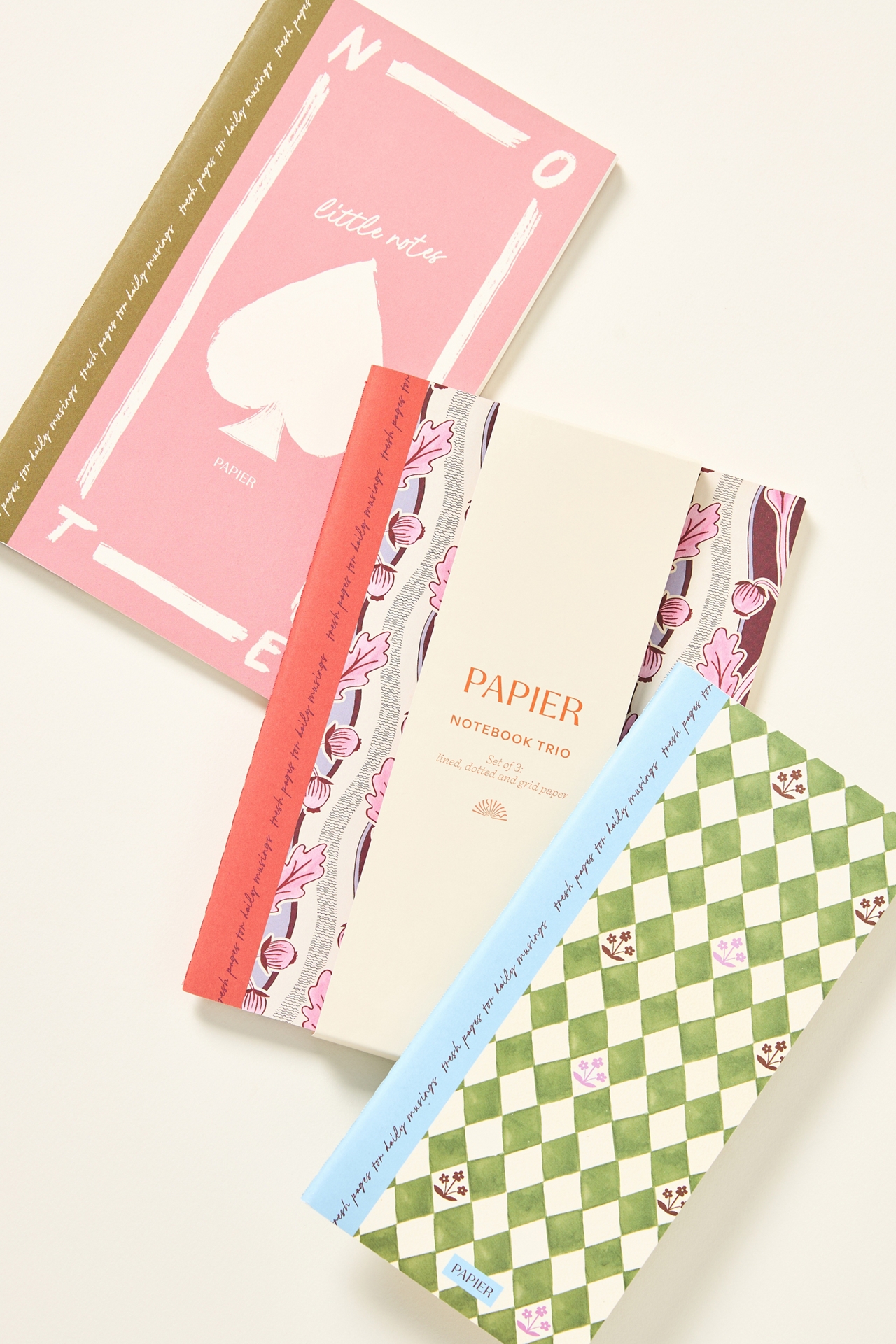 Papier Shuffle the Pack Notebooks, Set of 3