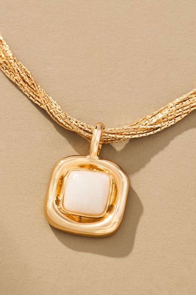 Layered Chain Pendant Necklace #2