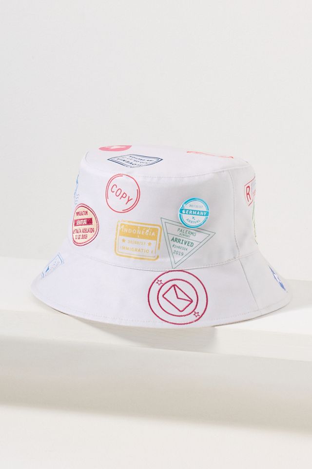 Coney Island Picnic Souvenir Patch Bucket Hat #1