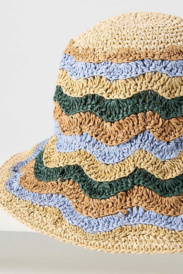 San Diego Hat Co. Crochet Bucket Hat | Anthropologie display picture 3