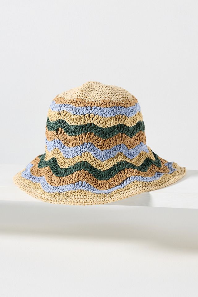 SAN DIEGO HAT Paper Crochet Patterned Bucket Hat San Diego Hat Co. Daisy Crochet Bucket Hat | Anthropologie main image 2